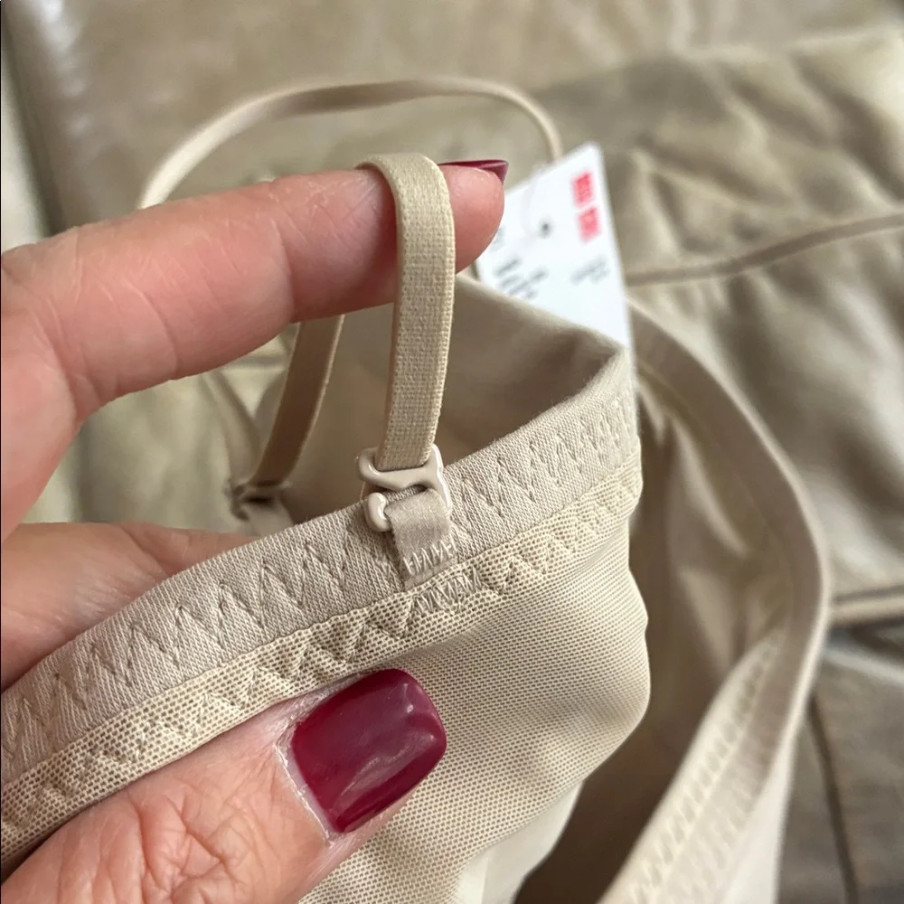 Uniqlo Tan Spaghetti Strap Bra Top(2) - Picture 4 of 7